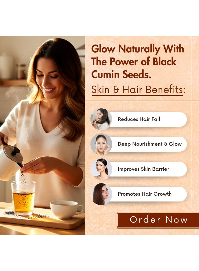 Bliss of Earth Black Cumin Seeds 100g | Kalonji Nigella Sativa Whole Seeds | Premium Natural Spice | Fresh Aromatic Cooking Ingredient | Indian & Middle Eastern Seasoning | Raw Clean Seeds for Baking, Pickles & Daily Use - Image 4